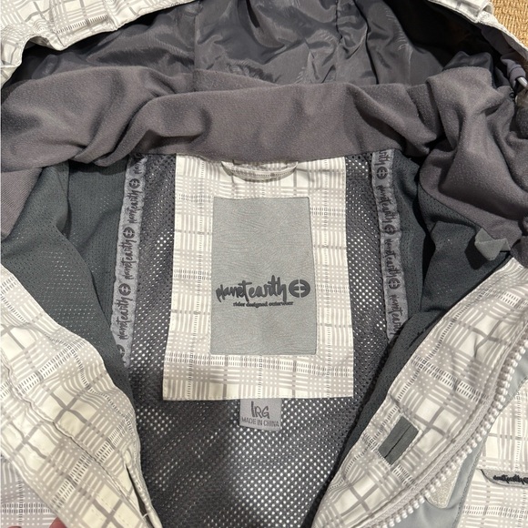 Planet Earth Men’s Ski Jacket White Gray - Picture 2 of 12